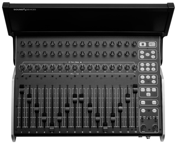 SOUND DEVICES CL-16 Control Surface Top Panel