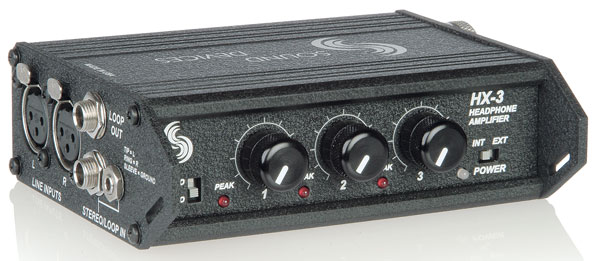 SOUND DEVICES HX-3 Stereo Headphone Amplifier