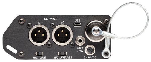 SOUND DEVICES MIXPRE-D Field Mixer Right Panel