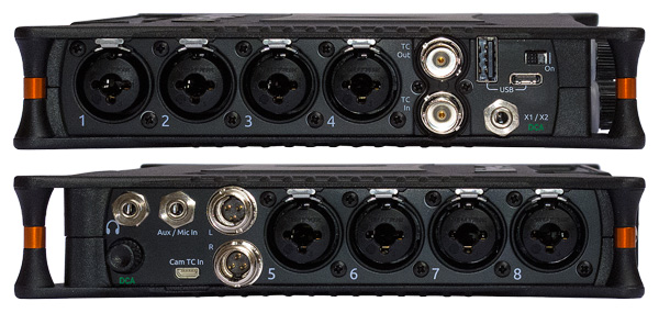 SOUND DEVICES MIXPRE-10T Field Mixer-Recorder Left & Right Panels