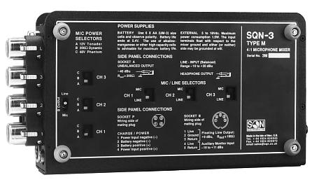 Face inférieure SQN-3M mixette mono