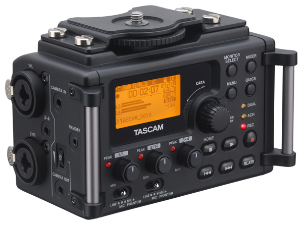 TASCAM DR-60D 4-Track for DSLR