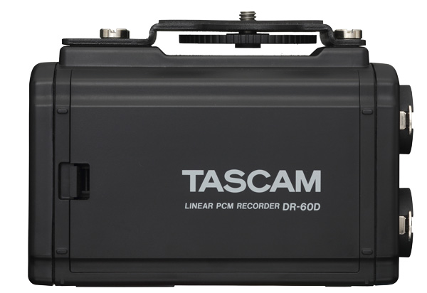 TASCAM DR-60D 4-Track for DSLR Rear Panel
