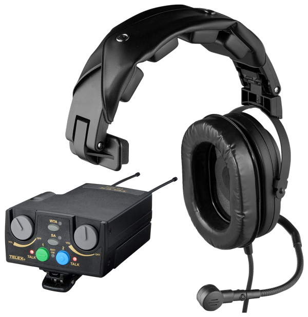 TELEX TR-82N 2-Channel Beltpack with RTS HR-1 Headset