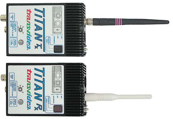 TRANSVIDEO TITAN Video Transmitter/Receiver Front Panels