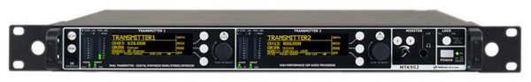 WISYCOM MTK952N Twin 2W Transmitter Front Panel