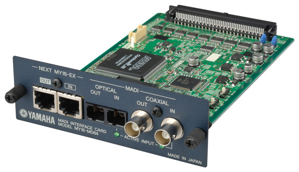 YAMAHA MY16-MD64 16 MADI I/O Card