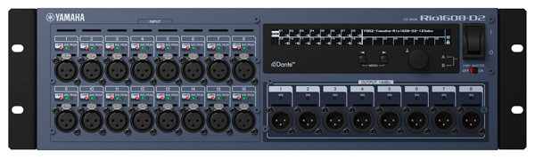 YAMAHA Rio1608-D2 Digital Stagebox Front Panel