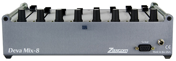 Surface de contrôle MIX-8 pour ZAXCOM FUSION 12 pistes