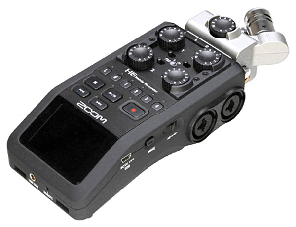 ZOOM H6 6-Track Built-In Microphones