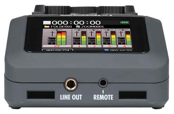 ZOOM H6 6-Track Built-In Microphones Bottom Panel